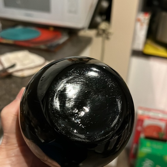 Vintage black amethyst Libby blown glass - Picture 3 of 4